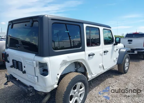 2019 Jeep Wrangler Unlimited Sport S 4X4 z USA, uszkodzony, nr VIN 1C4HJXDN5KW618297
